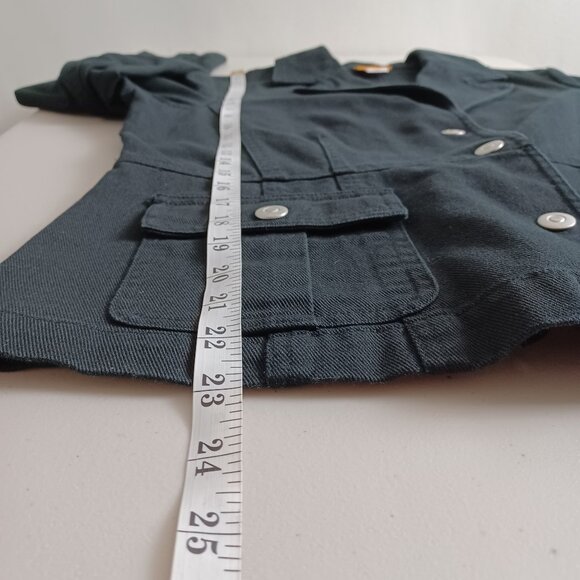 Ruby Rd. Vintage Twill Cotton Denim Blazer Jacket - Picture 15 of 16